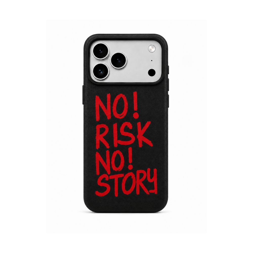 'NO RISK, NO STORY' iPhone Case