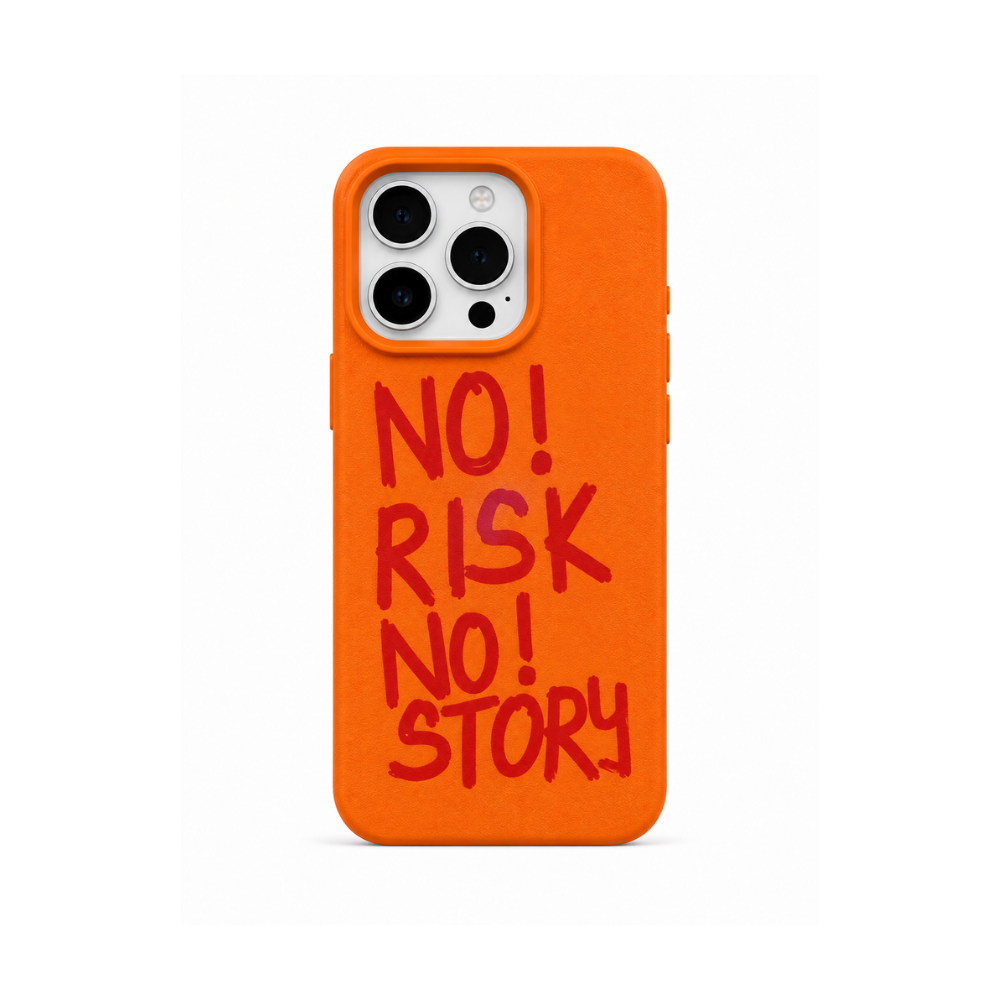'NO RISK, NO STORY' iPhone Case