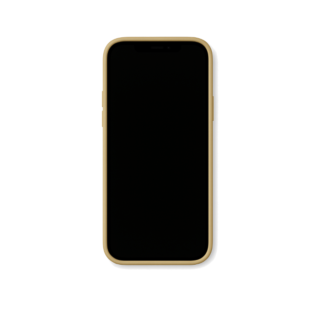 Biege Minimalist Puffer iPhone Case