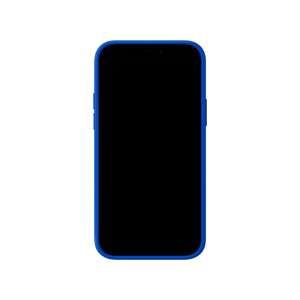 Blue Minimalist Puffer iPhone Case
