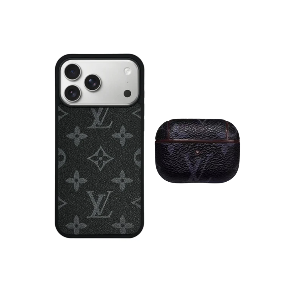 Black Classic Original Double Set (iPhone & Airpod Case)
