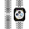 Jubilee Stainless Steel Apple Watch Bracelet (Silver)