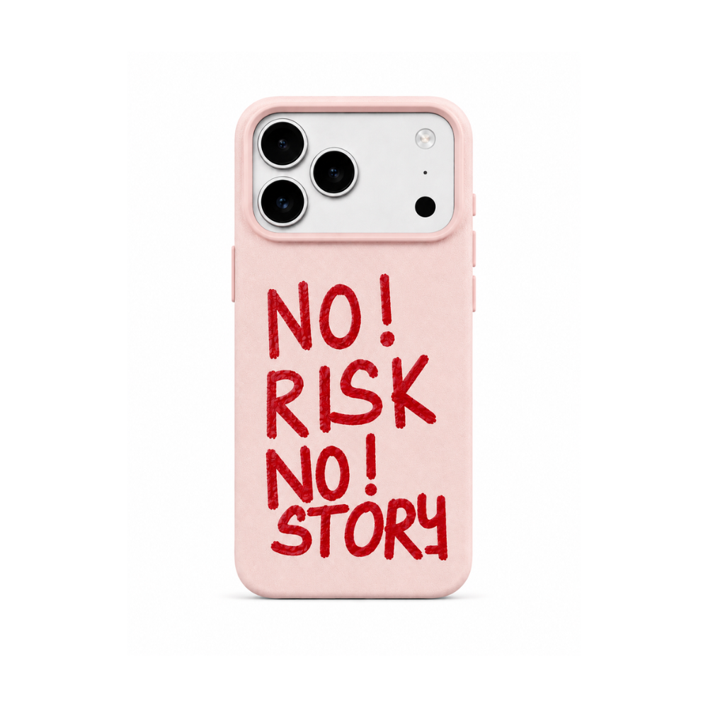 'NO RISK, NO STORY' iPhone Case