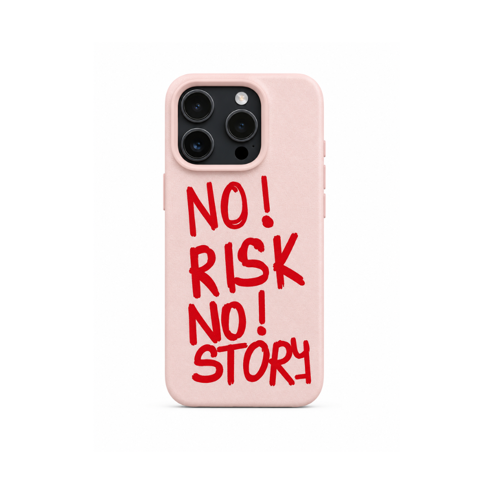 'NO RISK, NO STORY' iPhone Case