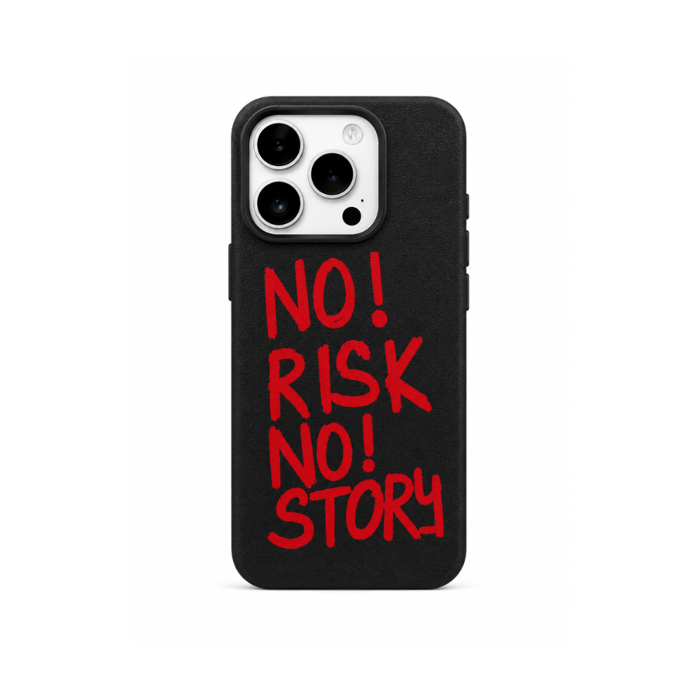 'NO RISK, NO STORY' iPhone Case