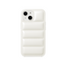 White Minimalist Puffer iPhone Case