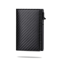 Carbon Fiber Airtag Slide Wallet