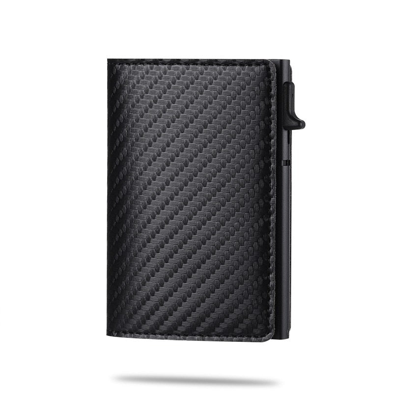 Carbon Fiber Airtag Slide Wallet