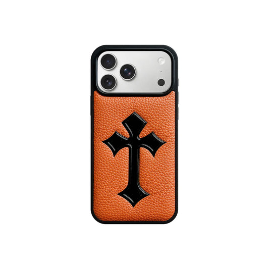 CRH Leather iPhone Case (Orange)