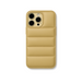 Biege Minimalist Puffer iPhone Case