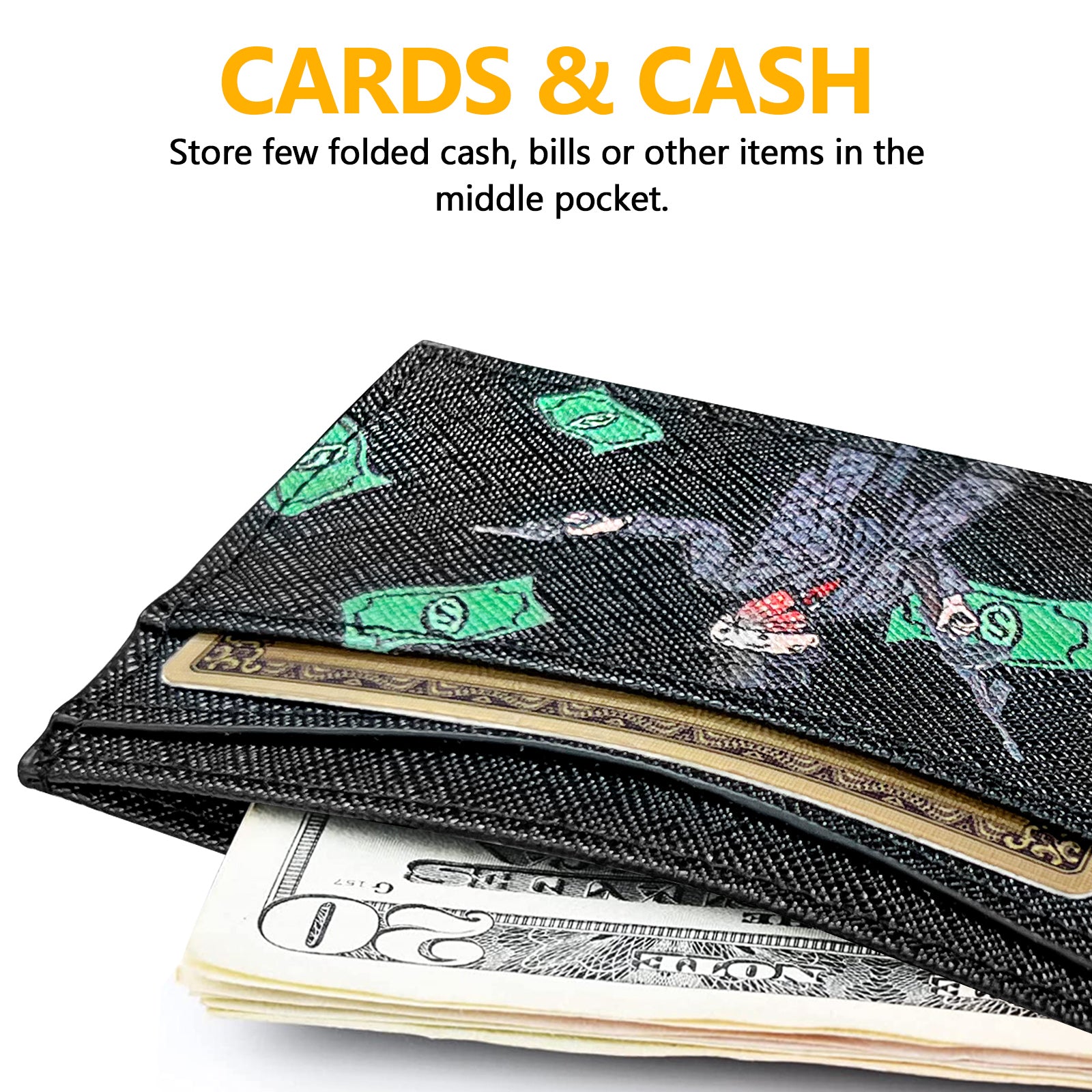 "Money Man" Gangster Cash Wallet