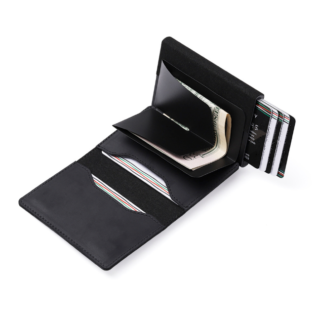 Carbon Fiber Airtag Slide Wallet