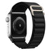 Midnight Black Nylon Sport Apple Watch Band