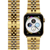 Jubilee Stainless Steel Apple Watch Bracelet (Gold)