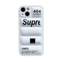 White SUP Puffer iPhone Case