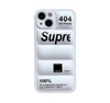 White SUP Puffer iPhone Case